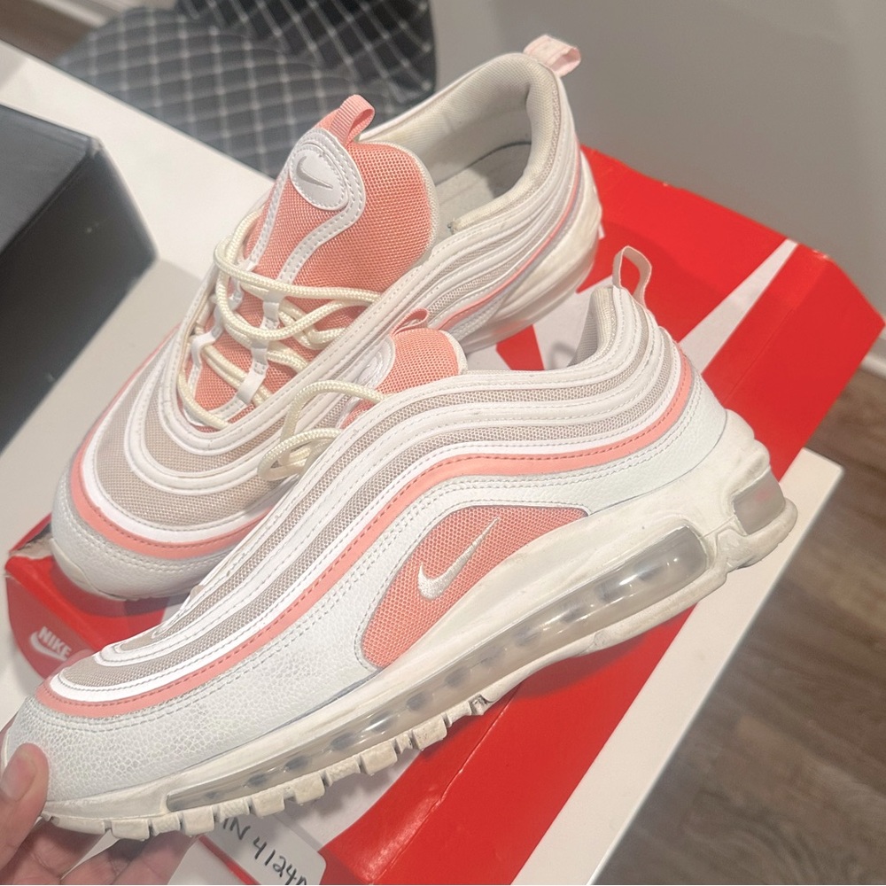 Summit white bleached coral Nike AirMax 97s  sz 10 women’s